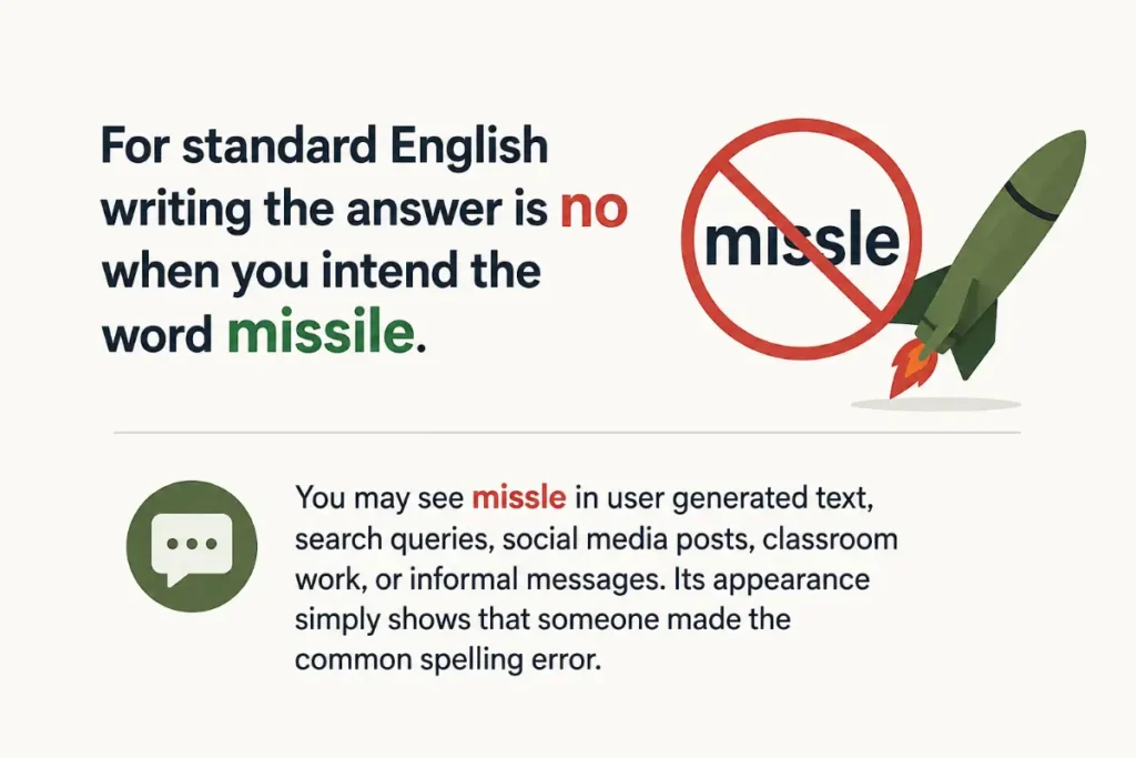 Is Missle Ever Acceptable?