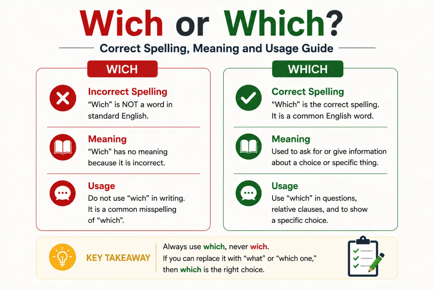 wich or which Correct Spelling Meaning and Usage Guide