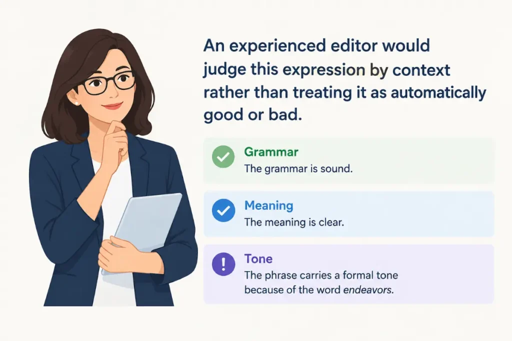 Expert Editor Insight