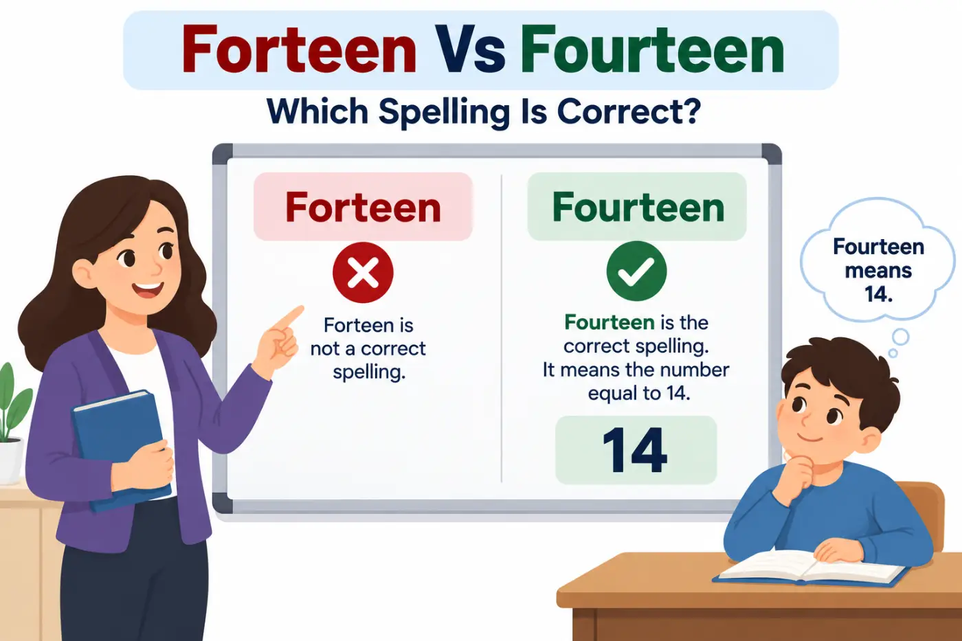 Forteen Vs Fourteen Which Spelling Is Correct
