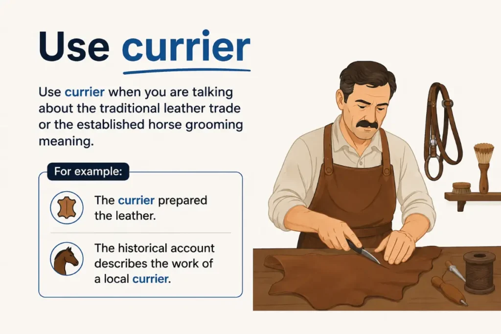 When To Use Currier