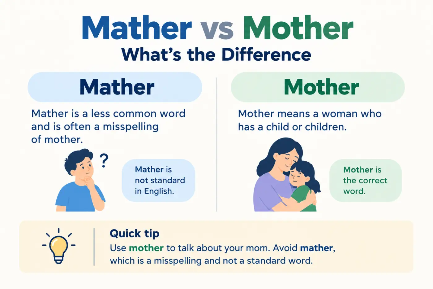 Mather vs Mother Whats the Difference