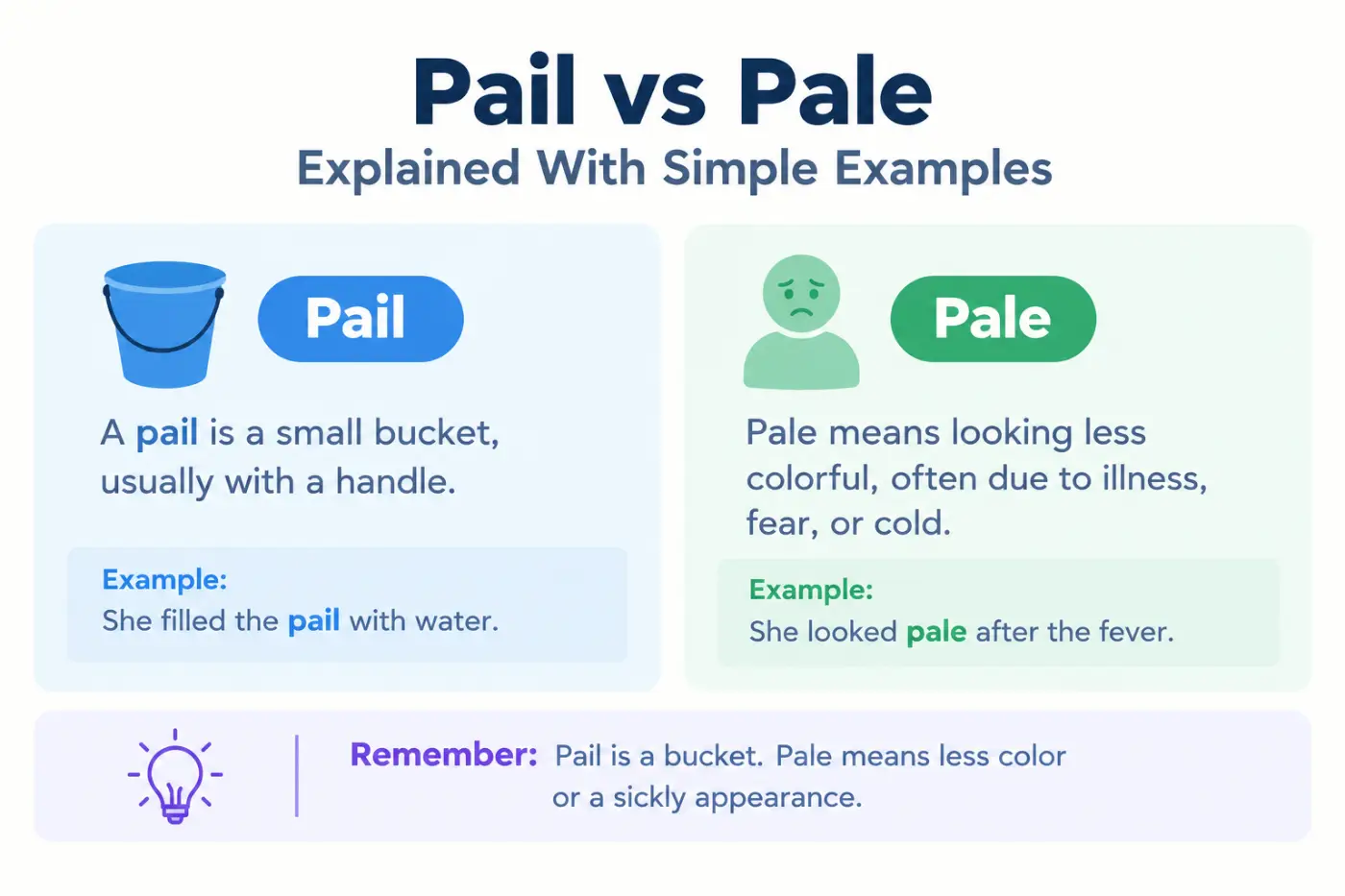 Pail vs Pale Explained With Simple Examples