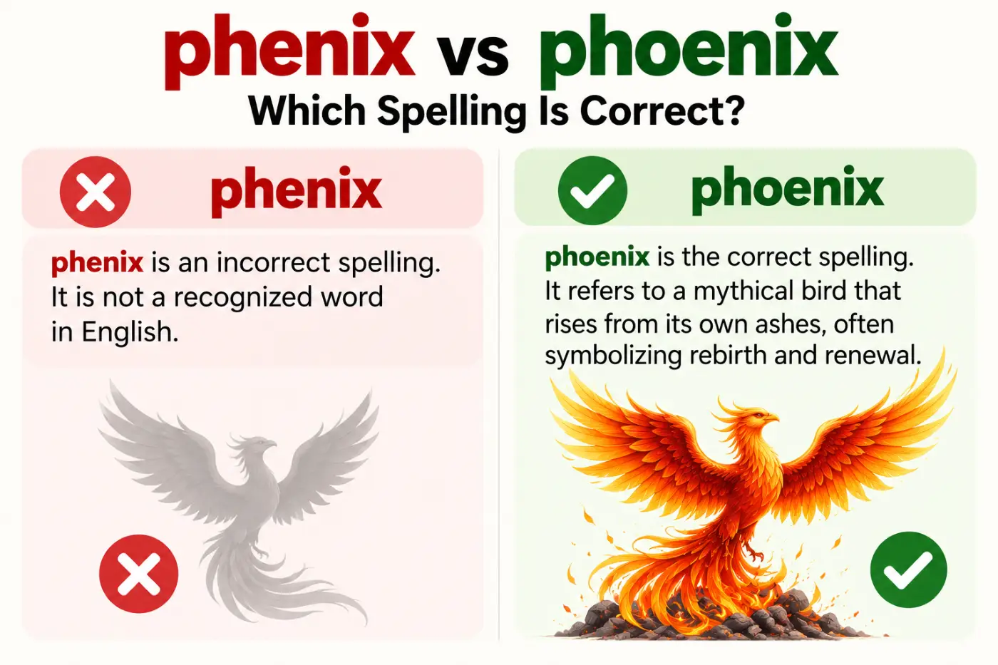 phenix vs phoenix Which Spelling Is Correct